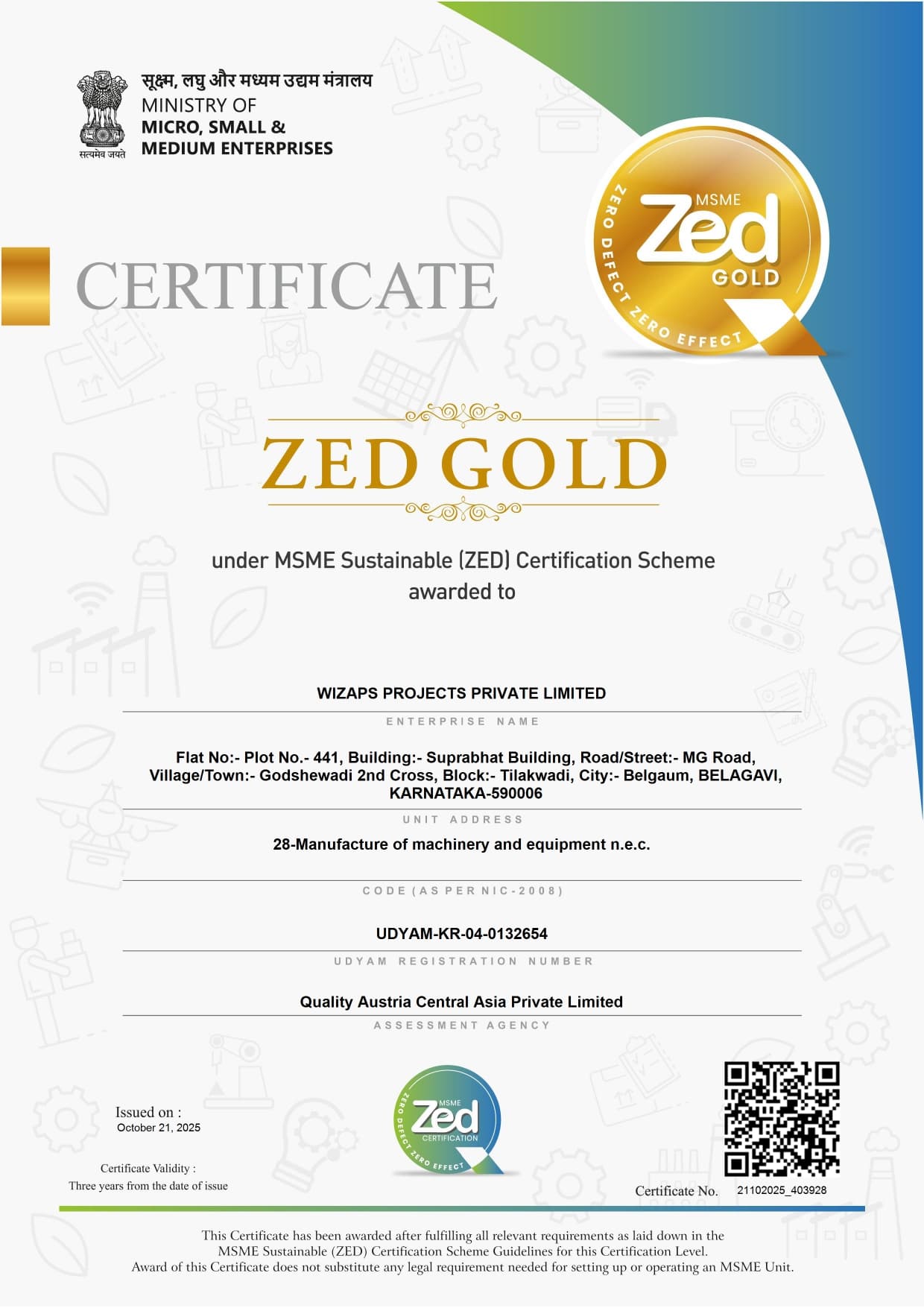 ZED Certification